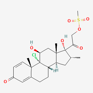 IcoMethasone 21-Mesylate structure, CAS 352315-75-4