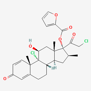 Mometasone Furoate EP Impurity S structure, CAS 2231764-75-1
