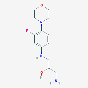 Desacetyl-N,O-descarbonyl Linezolid structure, CAS 333753-72-3
