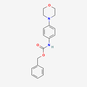benzyl 4-morpholinophenylcarbamate structure, CAS 348626-43-7