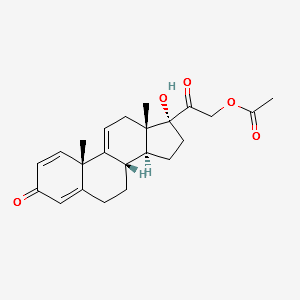 Deltacortinene Acetate (Predisolone Acetate IMpurity) structure, CAS 4380-55-6