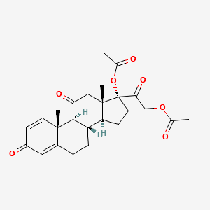Prednisone 17, 21-Diacetate structure, CAS 6677-19-6
