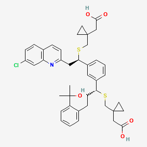 Montelukast Bis-sulfide (Mixture of Diastereomers) structure, CAS 1187586-61-3