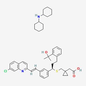 Montelukast Dicyclohexylamine Salt structure, CAS 577953-88-9