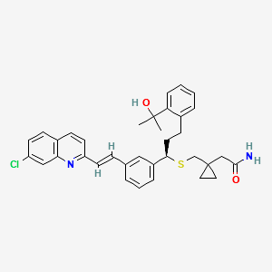 Montelukast CyclopropacetaneaMide IMpurity structure, CAS 866923-63-9