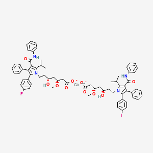 O-Methyl Atorvastatin Calcium Salt structure, CAS 887196-29-4