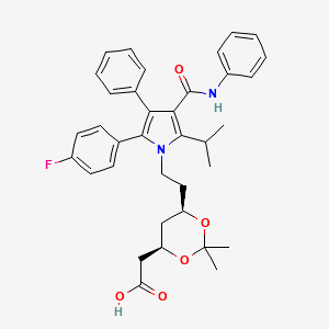 Atorvastatin Acetonide structure, CAS 581772-29-4