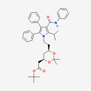 Defluoro Atorvastatin Acetonide tert-Butyl Ester structure, CAS 1105067-91-1
