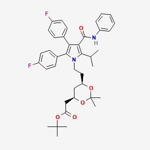 Difluoro Atorvastatin Acetonide tert-Butyl Ester structure, CAS 693793-87-2