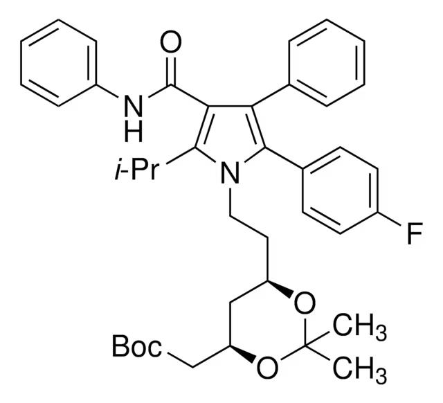 (4S,6S)-6-[2-[2-(4-Fluorophenyl)-5-(1-methylethyl)-3-phenyl-4-[(phenylamino)carbonyl]-1H-pyrrol-1-yl]ethyl]-2,2-dimethyl-1,3-dioxane-4-acetic Acid 1,1-Dimethylethyl Ester structure, CAS 472967-95-6