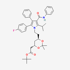 10-trans-Atorvastatin Acetonide tert-Butyl Ester structure, CAS 1105067-90-0