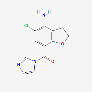 Prucalopride Impurity D structure, CAS 196308-41-5
