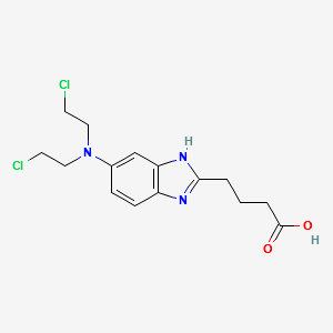Bendamustine Desmethyl Impurity structure, CAS 41515-13-3