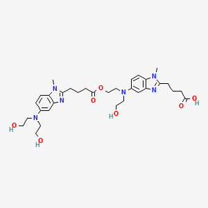 Bendamustine Deschloro Dimer Impurity structure, CAS 1391052-61-1