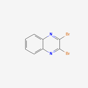 2,3-dibromo-quinoxaline structure, CAS 23719-78-0