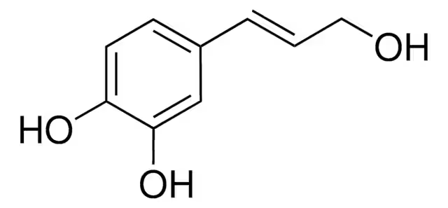 4-(3-hydroxy-1-propen-1-yl)-1,2-benzenediol structure, CAS 3598-26-3