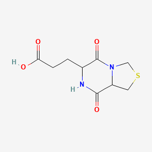PidotiMod Diketopiperazine-6-propanoic Acid structure, CAS 161771-75-1