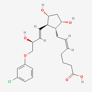 16-(3-chlorophenoxy)-17,18,19,20-tetranorprostaglandin F2 alpha structure, CAS 40665-93-8