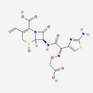 Cefixime Oxide Impurity(Cefixime Sulfoxide) structure, CAS 1335555-87-7