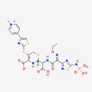 Ceftaroline Fosamil Impurity 8 structure, CAS 1286218-63-0