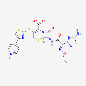 Ceftaroline Fosamil Impurity 6 structure, CAS 953037-71-3