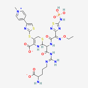 Ceftaroline Fosamil Impurity 10 structure, CAS 1277090-03-5