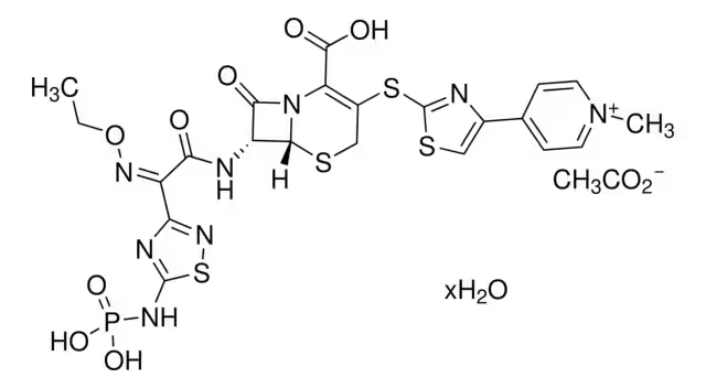 Ceftaroline Fosamil Impurity 5 structure, CAS 1286218-68-5
