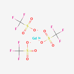 GADOLINIUM (III) TRIFLUOROMETHANESULFONATE structure, CAS 52093-29-5