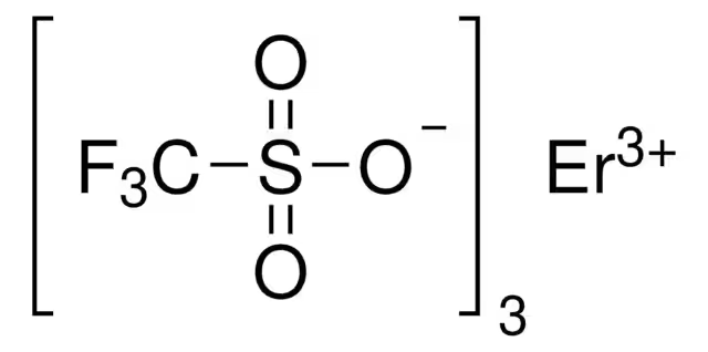 ERBIUM (III) TRIFLUOROMETHANESULFONATE structure, CAS 139177-64-3