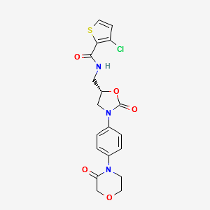 3-chloroRivaroxaban structure, CAS 1855920-54-5