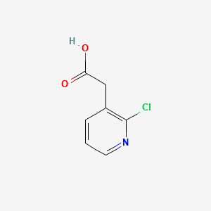 2-Chloro-3-pyridineacetic acid structure, CAS 61494-55-1