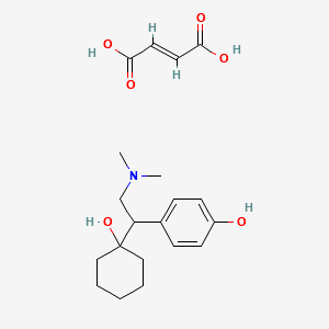Desvenlafaxine (O-DesMethyl Venlafaxine) FuMarate structure, CAS 93414-04-1