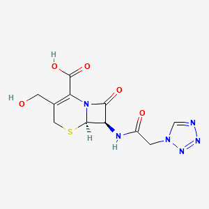 Des[(5-Methyl-1,3,4-thiadiazol-2-yl)thio] Cefazolin-3-Methanol structure, CAS 478494-71-2
