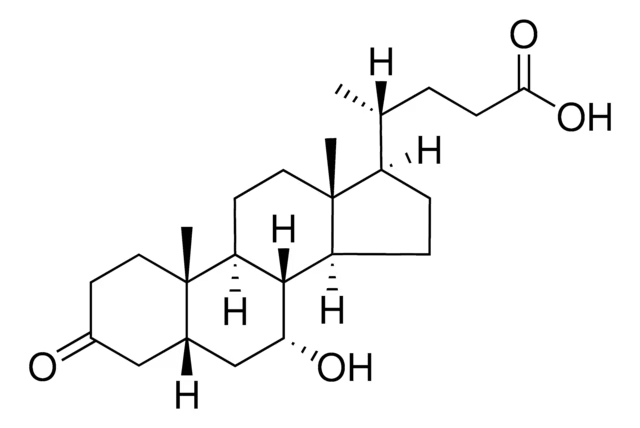 7a-Hydroxy-3-oxo-5b-cholanoic acid structure, CAS 4185-00-6