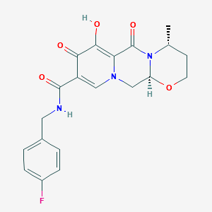 Dolutegravir 2-Desfluoro Impurity structure, CAS 1863916-88-4