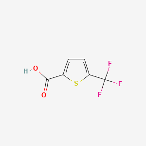 5-(trifluoroMethyl)-2-Thiophenecarboxylic acid structure, CAS 128009-32-5