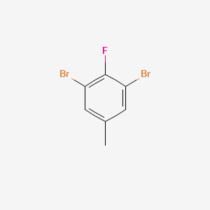 3,5-Dibromo-4-fluorotoluene structure, CAS 444-13-3