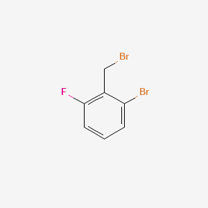 2-Fluoro-6-bromobenzyl bromide structure, CAS 1548-81-8