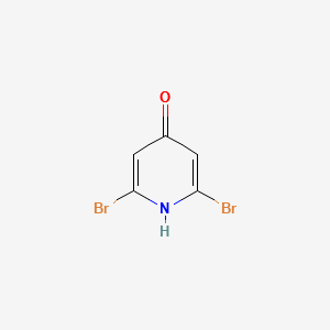 2,6-DibroMo-4-hydroxypyridine structure, CAS 220616-68-2