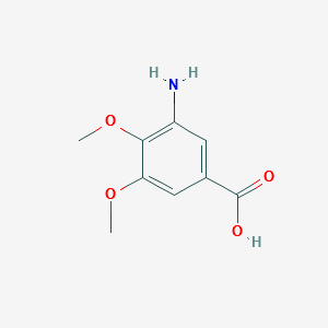 3-Amino4,5-Dimethoxybenzoicacid structure, CAS 861556-80-1
