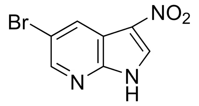 5-Bromo-3-nitro-1H-pyrrolo[2,3-b]pyridine structure, CAS 507462-26-2