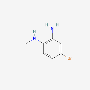 4-broMo-N1-Methylbenzene-1,2-diaMine structure, CAS 69038-76-2