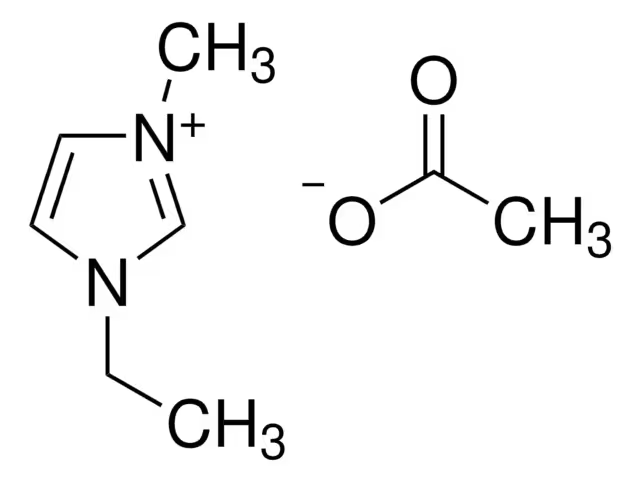 1-ETHYL-3-METHYLIMIDAZOLIUM ACETATE structure, CAS 143314-17-4