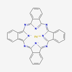 PALLADIUM PHTHALOCYANINE structure, CAS 20909-39-1