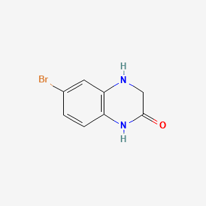 2(1H)-Quinoxalinone, 6-broMo-3,4-dihydro- structure, CAS 854584-01-3