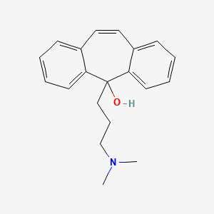 5-[3-(dimethylamino)propyl]-5H-dibenzo[a,d]cyclohepten-5-ol structure, CAS 18029-54-4