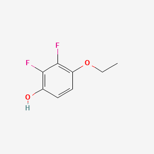 1-HYDROXY-4-ETHOXY-2,3-DIFLUOROBENZENE structure, CAS 126163-56-2