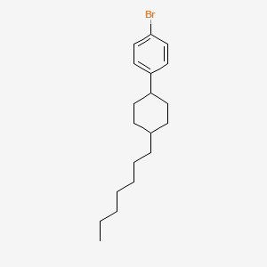 4-Trans-HeptylcyclohexylBenzoicAcid structure, CAS 101532-38-1