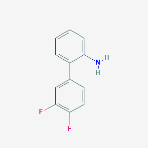 3',4'-DIFLUORO[1,1'-BIPHENYL]-2-AMINE structure, CAS 873056-62-3