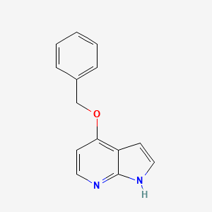 4-Benzyloxy-7-azaindole structure, CAS 1260761-21-4